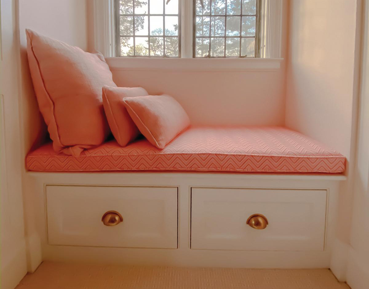 Window seat storage