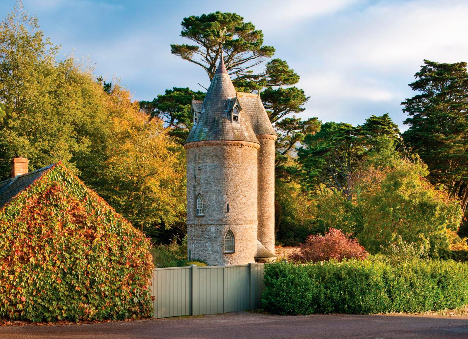 Trelissick Water Tower in Cornwall
