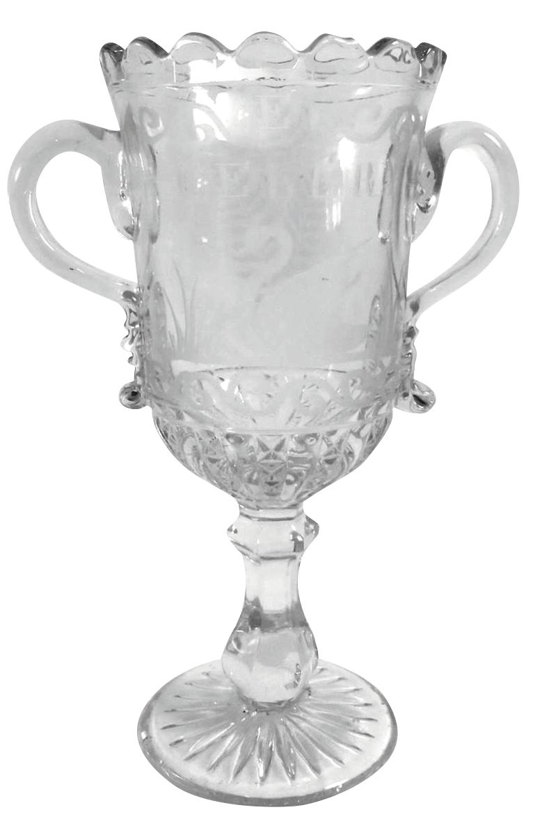 Glass celery vase