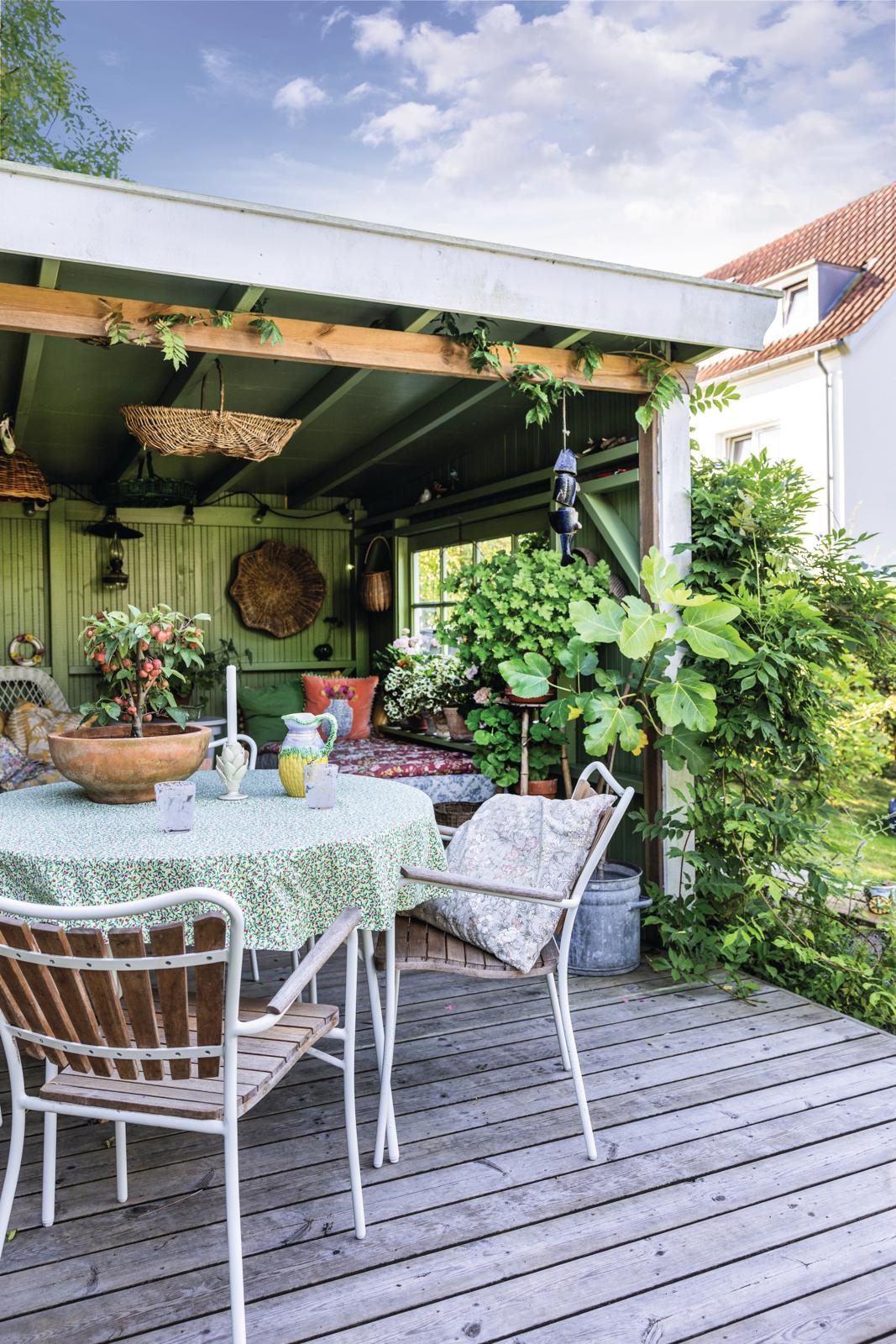 Tanja Bernhard Danish home garden dining