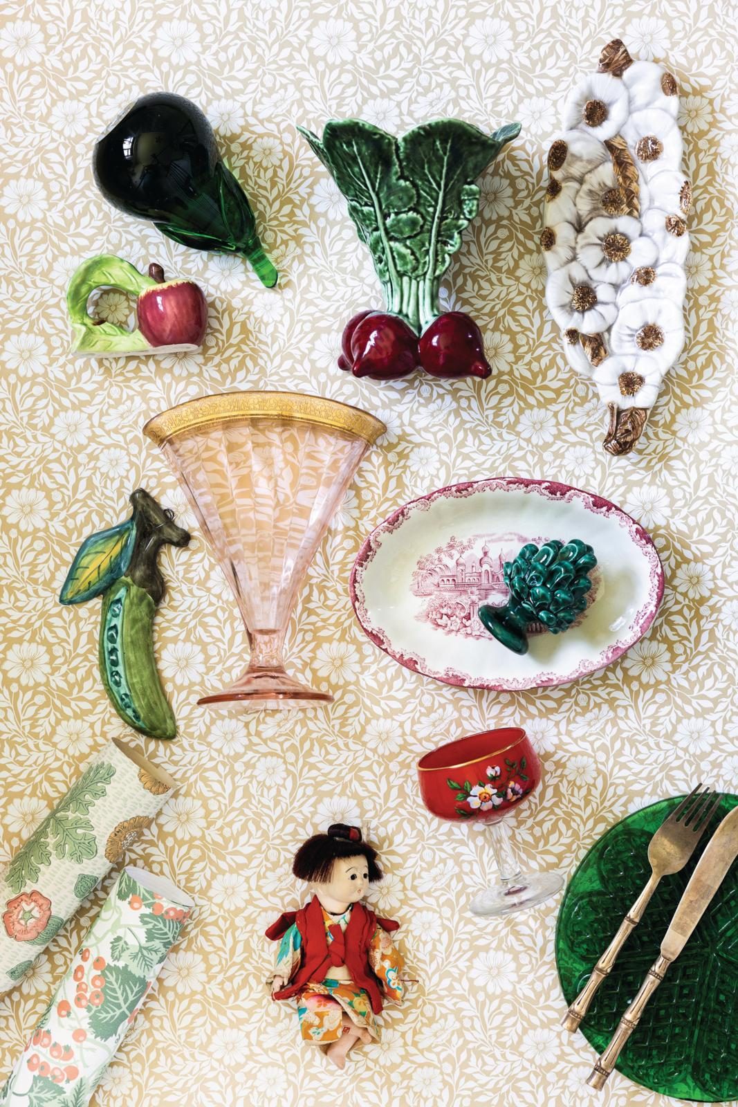 Tanja Bernhard Danish home bedroom broaches