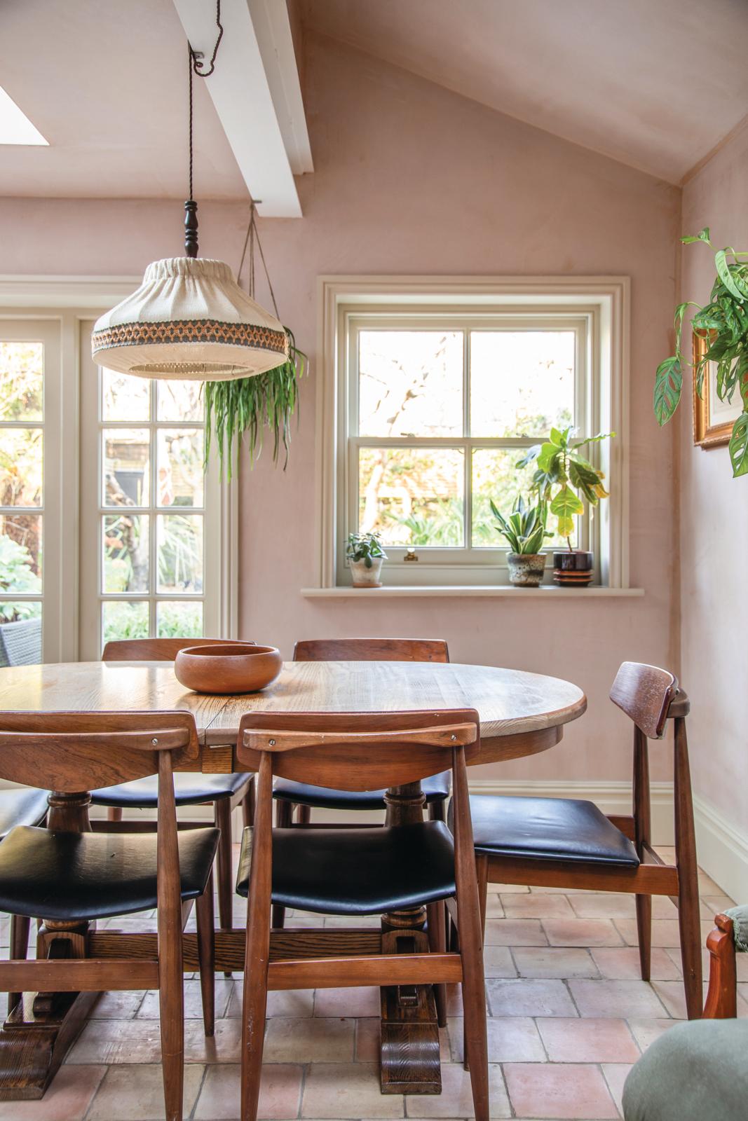 London terrace dining area